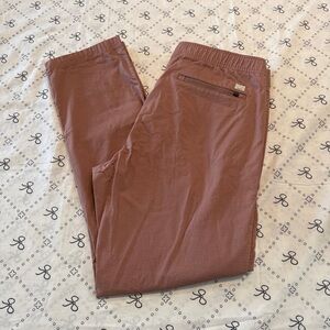 Vuori Clay Pink Women's Ripstop Pant size Large